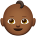 Baby: Medium-dark Skin Tone Emoji Copy Paste ― 👶🏾 - apple