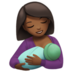 Breast-feeding: Medium-dark Skin Tone Emoji Copy Paste ― 🤱🏾 - apple
