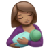 Breast-feeding: Medium Skin Tone Emoji Copy Paste ― 🤱🏽 - apple