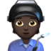 Factory Worker: Dark Skin Tone Emoji Copy Paste ― 🧑🏿‍🏭 - apple