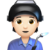 Factory Worker: Light Skin Tone Emoji Copy Paste ― 🧑🏻‍🏭 - apple