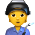 Factory Worker Emoji Copy Paste ― 🧑‍🏭 - apple