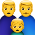 Family: Man, Man, Boy Emoji Copy Paste ― 👨‍👨‍👦 - apple