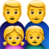 Family: Man, Man, Girl, Boy Emoji Copy Paste ― 👨‍👨‍👧‍👦 - apple