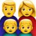 Family: Man, Woman, Boy, Boy Emoji Copy Paste ― 👨‍👩‍👦‍👦 - apple