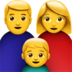 Family: Man, Woman, Boy Emoji Copy Paste ― 👨‍👩‍👦 - apple