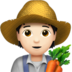 Farmer: Light Skin Tone Emoji Copy Paste ― 🧑🏻‍🌾 - apple