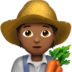 Farmer: Medium-dark Skin Tone Emoji Copy Paste ― 🧑🏾‍🌾 - apple