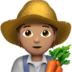 Farmer: Medium Skin Tone Emoji Copy Paste ― 🧑🏽‍🌾 - apple