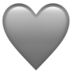 Grey Heart Emoji Copy Paste ― 🩶 - apple