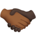 Handshake: Medium-dark Skin Tone, Dark Skin Tone Emoji Copy Paste ― 🫱🏾‍🫲🏿 - apple