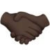 Handshake: Dark Skin Tone Emoji Copy Paste ― 🤝🏿 - apple