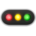 Horizontal Traffic Light Emoji Copy Paste ― 🚥 - apple