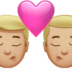 Kiss: Man, Man, Medium-light Skin Tone Emoji Copy Paste ― 👨🏼‍❤️‍💋‍👨🏼 - apple