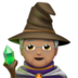 Mage: Medium Skin Tone Emoji Copy Paste ― 🧙🏽 - apple