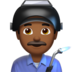 Man Factory Worker: Medium-dark Skin Tone Emoji Copy Paste ― 👨🏾‍🏭 - apple