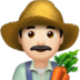 Man Farmer: Light Skin Tone Emoji Copy Paste ― 👨🏻‍🌾 - apple