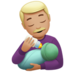 Man Feeding Baby: Medium-light Skin Tone Emoji Copy Paste ― 👨🏼‍🍼 - apple