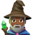 Man Mage: Medium-dark Skin Tone Emoji Copy Paste ― 🧙🏾‍♂ - apple