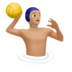 Man Playing Water Polo: Medium-light Skin Tone Emoji Copy Paste ― 🤽🏼‍♂ - apple