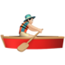 Man Rowing Boat: Light Skin Tone Emoji Copy Paste ― 🚣🏻‍♂ - apple