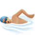 Man Swimming: Medium-light Skin Tone Emoji Copy Paste ― 🏊🏼‍♂ - apple