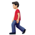 Man Walking: Light Skin Tone Emoji Copy Paste ― 🚶🏻‍♂ - apple