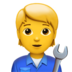 Mechanic Emoji Copy Paste ― 🧑‍🔧 - apple