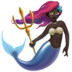 Mermaid: Dark Skin Tone Emoji Copy Paste ― 🧜🏿‍♀ - apple