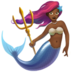 Mermaid: Medium-dark Skin Tone Emoji Copy Paste ― 🧜🏾‍♀ - apple