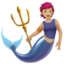 Merperson: Medium-light Skin Tone Emoji Copy Paste ― 🧜🏼 - apple