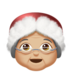 Mrs. Claus: Medium-light Skin Tone Emoji Copy Paste ― 🤶🏼 - apple