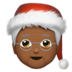 Mx Claus: Medium-dark Skin Tone Emoji Copy Paste ― 🧑🏾‍🎄 - apple
