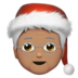 Mx Claus: Medium Skin Tone Emoji Copy Paste ― 🧑🏽‍🎄 - apple