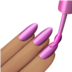 Nail Polish: Medium Skin Tone Emoji Copy Paste ― 💅🏽 - apple