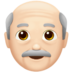 Old Man: Light Skin Tone Emoji Copy Paste ― 👴🏻 - apple