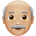 Old Man: Medium-light Skin Tone Emoji Copy Paste ― 👴🏼 - apple