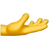 Palm Up Hand Emoji Copy Paste ― 🫴 - apple