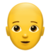 Person: Bald Emoji Copy Paste ― 🧑‍🦲 - apple