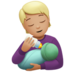 Person Feeding Baby: Medium-light Skin Tone Emoji Copy Paste ― 🧑🏼‍🍼 - apple