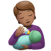 Person Feeding Baby: Medium Skin Tone Emoji Copy Paste ― 🧑🏽‍🍼 - apple