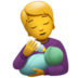 Person Feeding Baby Emoji Copy Paste ― 🧑‍🍼 - apple