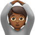 Person Gesturing OK: Medium-dark Skin Tone Emoji Copy Paste ― 🙆🏾 - apple
