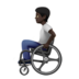Person In Manual Wheelchair: Dark Skin Tone Emoji Copy Paste ― 🧑🏿‍🦽 - apple