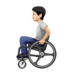Person In Manual Wheelchair: Light Skin Tone Emoji Copy Paste ― 🧑🏻‍🦽 - apple