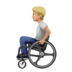 Person In Manual Wheelchair: Medium-light Skin Tone Emoji Copy Paste ― 🧑🏼‍🦽 - apple