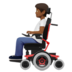 Person In Motorized Wheelchair: Medium-dark Skin Tone Emoji Copy Paste ― 🧑🏾‍🦼 - apple