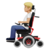 Person In Motorized Wheelchair: Medium-light Skin Tone Emoji Copy Paste ― 🧑🏼‍🦼 - apple