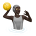 Person Playing Water Polo: Dark Skin Tone Emoji Copy Paste ― 🤽🏿 - apple