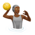 Person Playing Water Polo: Medium-dark Skin Tone Emoji Copy Paste ― 🤽🏾 - apple